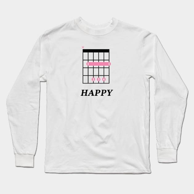 B Healthy B Guitar Chord Tab Light Theme Long Sleeve T-Shirt by nightsworthy